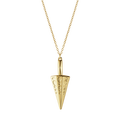 Georg Jensen Christmas Bauble Cone Christmas Collectibles 2022 - necklace - gold
